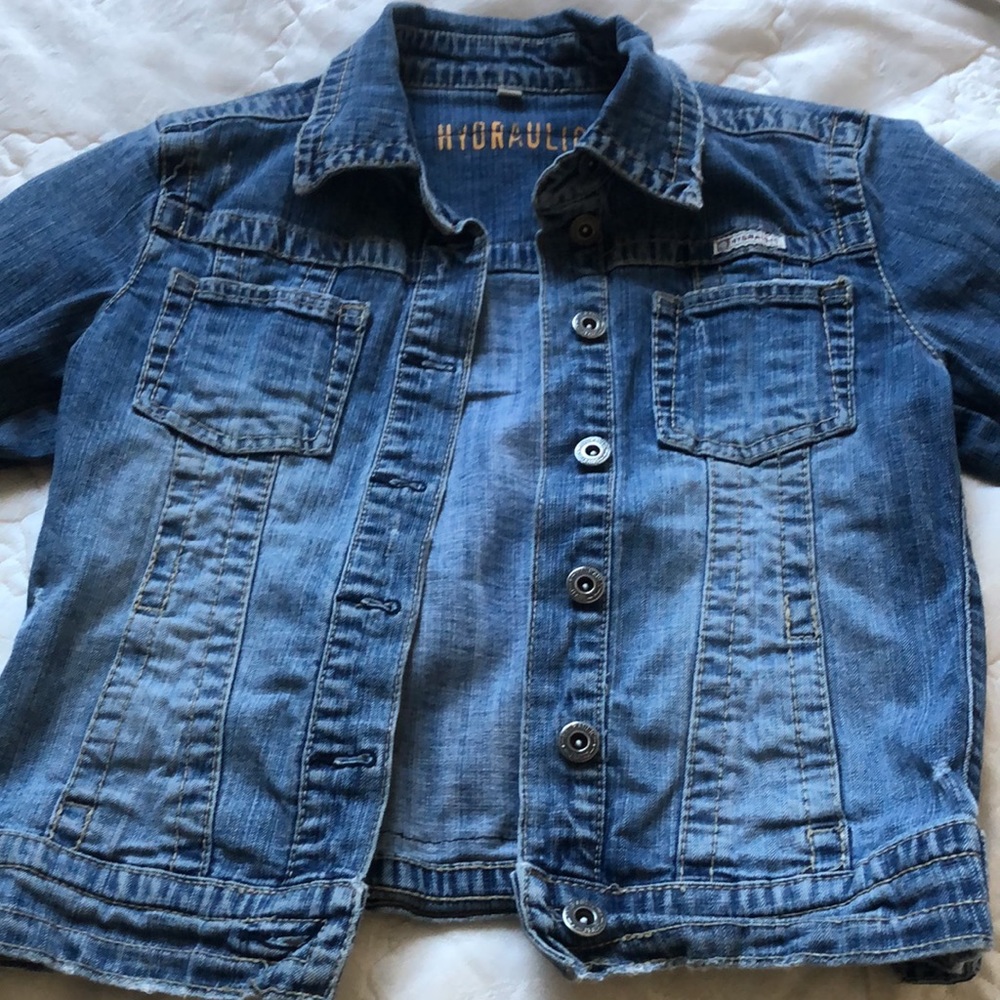 100% Cotton Refurbished Jean Jacket Anime! - Picture 7 of 10